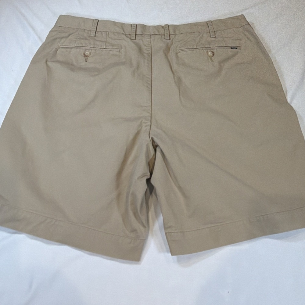 Polo Ralph Lauren Classic‎ Fit Chino Shorts Khaki 9" Inseam Men's Size 38 - Picture 7 of 8